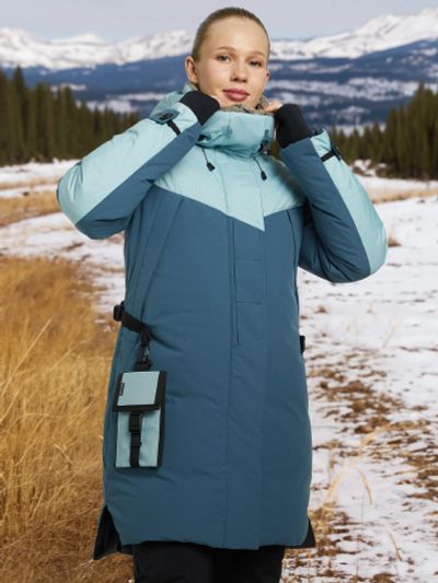 Лот: 23532426. Фото: 1. Пуховик женский Bask Echo, Голубой. Другое (спортивная одежда)