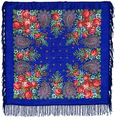 Лот: 7690933. Фото: 1. Павловопосадский платок Южная... Шарфы, платки