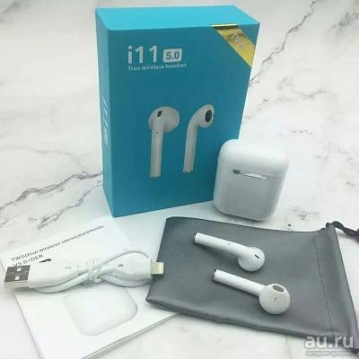 Лот: 14406447. Фото: 1. Наушники airpods i11 5.0 обновленная... Наушники, гарнитуры