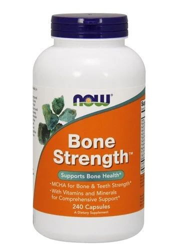 Лот: 10170473. Фото: 1. Bone Strenght 120 капс. NOW (Витамины... Спортивное питание, витамины