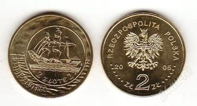 Лот: 2769782. Фото: 1. 2 злотых 2005 год. История злотых... Европа