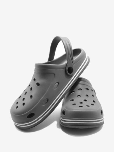 Лот: 25369027. Фото: 1. Сабо Evashoes Айрис, Серый. Шлепанцы, сланцы