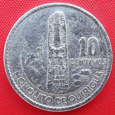 Лот: 3832660. Фото: 1. (№3295/LF) 10 сентаво 1960 (Гватемала... Америка