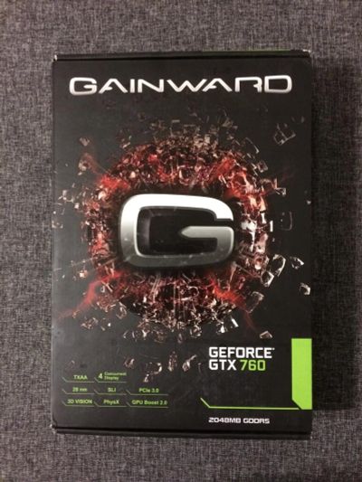 Лот: 10340163. Фото: 1. Geforce GTX 760 gainward 2040mb... Видеокарты
