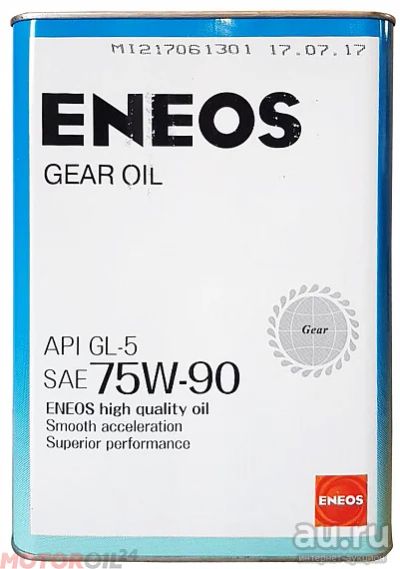 Лот: 15230913. Фото: 1. Eneos 75w90 GL-5. Масла, жидкости