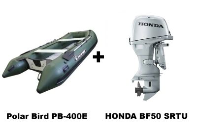 Лот: 25362934. Фото: 1. Лодка ПВХ POLAR BIRD PB-400E New... Лодки и катера