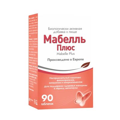 Лот: 23713063. Фото: 1. Мабелль плюс таб. п о №90. Лекарства