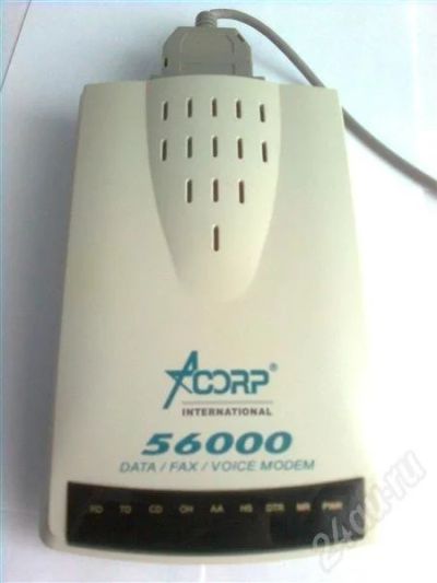 Лот: 630918. Фото: 1. Модем Acorp 56000. Другое (комплектующие)