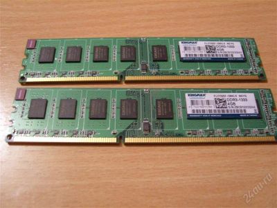 Лот: 1864288. Фото: 1. Оперативная память KINGMAX DDR3-1333... Оперативная память