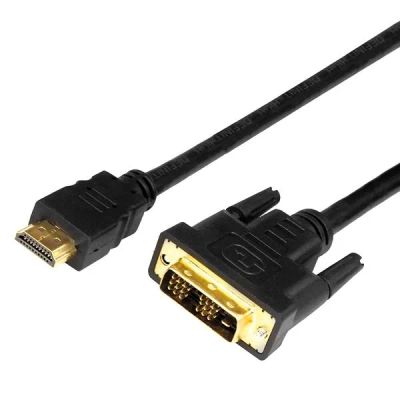 Лот: 24479262. Фото: 1. Шнур Rexant HDMI/DVI-D с фильтрами... Шнуры, кабели, разъёмы