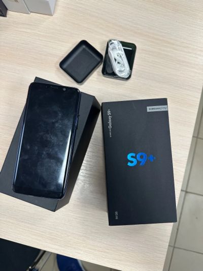 Лот: 25225859. Фото: 1. Телефон Samsung galaxy s9+ синий. Кнопочные мобильные телефоны