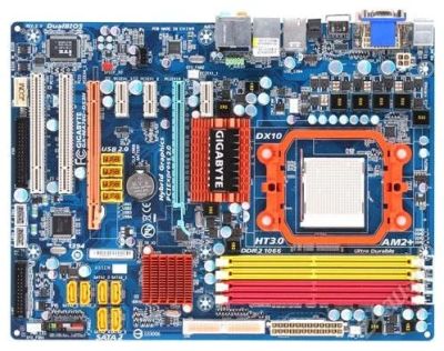 Лот: 1923944. Фото: 1. Gigabyte GA-MA78G-DS3H AM2+ (AMD780G... Материнские платы