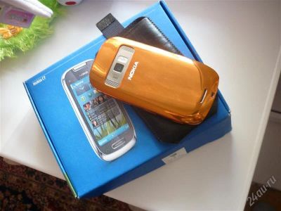 Лот: 1571613. Фото: 1. с рубля!,!,!,!,!,! nokia c7 frosty... Смартфоны