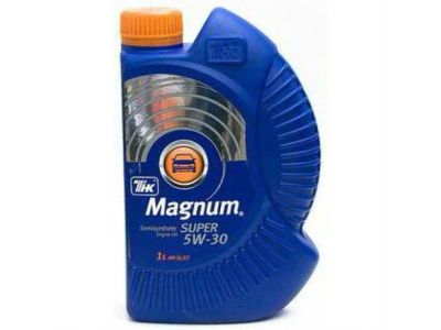 Лот: 9074308. Фото: 1. ТНК Magnum Super 5W-30 1L. Масла, жидкости