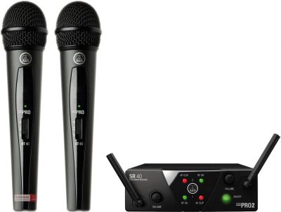 Лот: 4162939. Фото: 1. AKG WMS40 Mini2 Vocal Set Dual... Студийные микрофоны, радиомикрофоны и радиосистемы