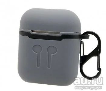 Лот: 16435257. Фото: 1. Чехол для AirPods AAA (серый... Чехлы, бамперы