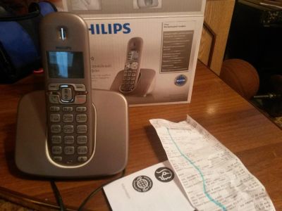 Лот: 6405144. Фото: 1. беспроводной телефон philips xl... DECT и радиотелефоны
