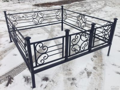 Лот: 9479177. Фото: 1. Оградка на кладбище №9. Ритуальные товары
