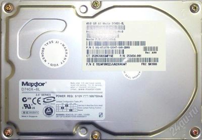 Лот: 504351. Фото: 1. HDD Maxtor 80 GB IDE (повторно... Жёсткие диски (HDD)