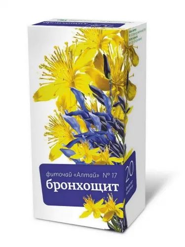 Лот: 24883431. Фото: 1. Алтай фиточай №17 Бронхощит ф... Лекарства