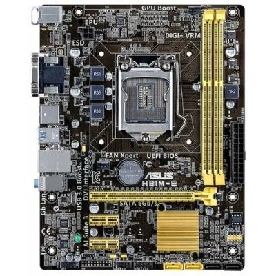 Лот: 17161638. Фото: 1. Материнская плата Asus H81M-E. Материнские платы