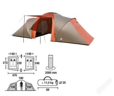 Лот: 986622. Фото: 1. Палатка High Peak Como 4. Палатки, тенты