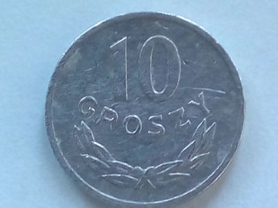 Лот: 18757166. Фото: 1. Монета Польши 10 грошей, 1972. Европа