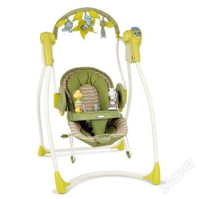 Лот: 1925655. Фото: 1. Продам Электрокачелю Graco Swing... Ходунки, прыгунки, качели