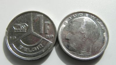 Лот: 4476751. Фото: 1. Бельгия 1 франк. Европа