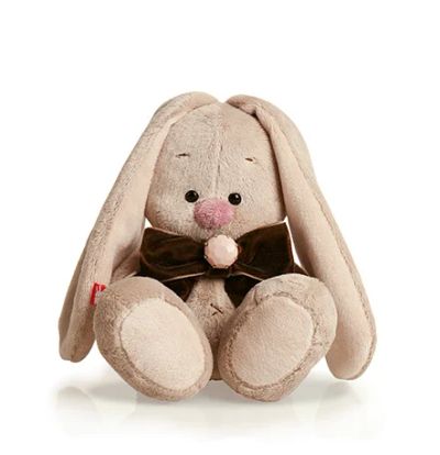 Лот: 3544960. Фото: 1. Зайка Ми с коричневым бантом. Мягкие