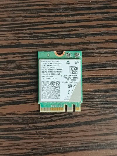 Лот: 22269501. Фото: 1. Wi-Fi адаптер Intel 8265NGW с... WiFi, Bluetooth адаптеры