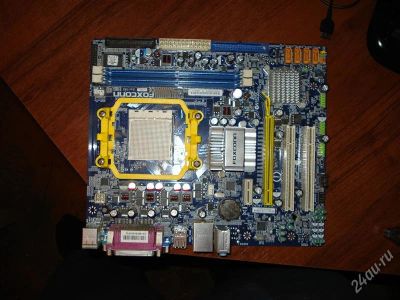 Лот: 1408053. Фото: 1. мать foxconn a76ml-k. Материнские платы