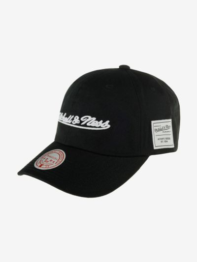 Лот: 23574841. Фото: 1. Бейсболка MITCHELL NESS HLSX5160-MNNYYPPPBLCK... Другое (спортивная одежда)