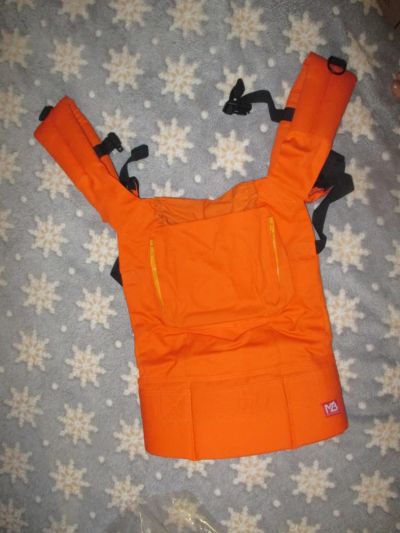 Лот: 8911426. Фото: 1. Эрго-рюкзак "MB-Design" Оранжевый. Слинги, эрго рюкзаки, переноски