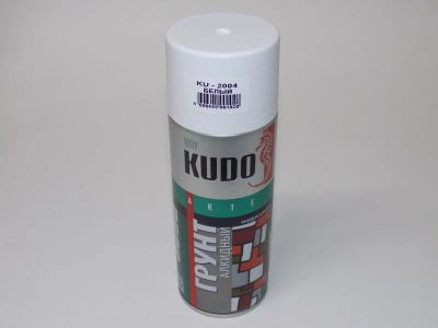 Лот: 12937612. Фото: 1. Грунт белый Kudo KU-2004 520 мл... Краски, лаки, растворитель