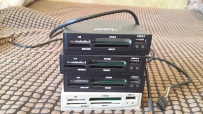 Лот: 6135017. Фото: 1. Картридер acorp usb 2.0 внутренний... Картридеры
