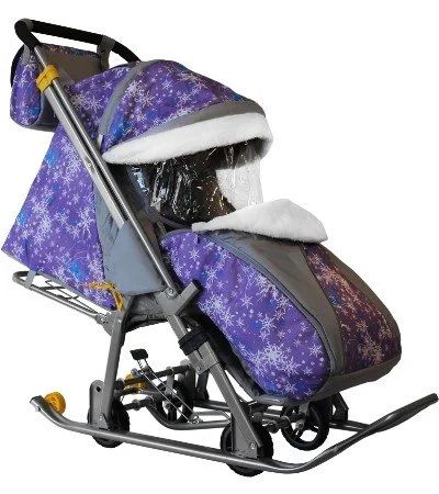 Лот: 10390085. Фото: 1. Санки-коляска «Galaxy kids 2... Санки, снегокаты, ледянки, аксессуары