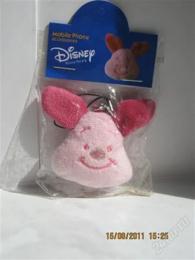 Лот: 1780694. Фото: 1. Новый Брелок "Winney Pooh" Пяточок... Мягкие