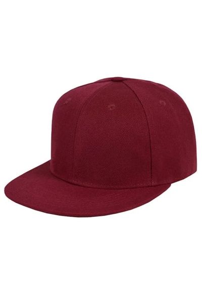 Лот: 15589974. Фото: 1. Бейсболка Blank Бордовая Snapback. Головные уборы
