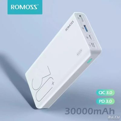 Лот: 18293349. Фото: 1. Внешний аккумулятор Romoss sense... Внешние, портативные аккумуляторы для смартфонов (Power bank)