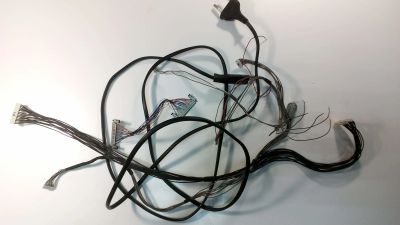 Лот: 16061526. Фото: 1. Шлейф LVDS + Комплект межплатных... Запчасти для телевизоров, видеотехники, аудиотехники