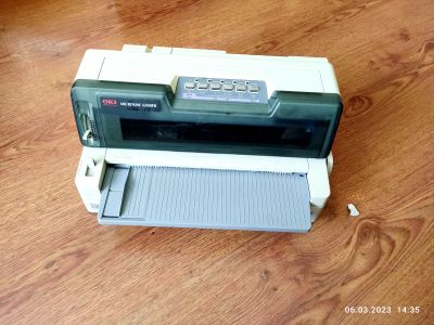 Лот: 20603286. Фото: 1. Принтер OKI Microline 6300FB матричный... Картриджи, расходные материалы