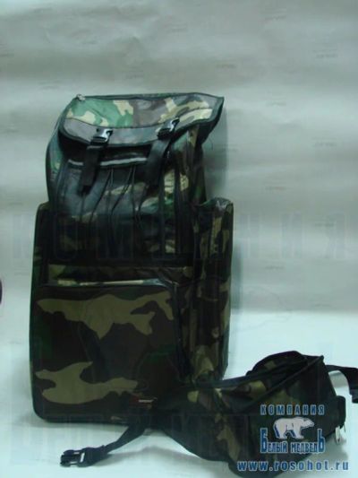 Лот: 7034843. Фото: 1. Рюкзак рыболовный SWD 70л (кмф... Рюкзаки