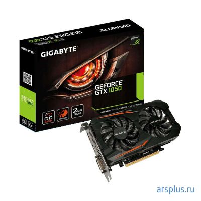 Лот: 11769525. Фото: 1. Gigabyte GeForce GTX 1050 OC 2Gb. Видеокарты