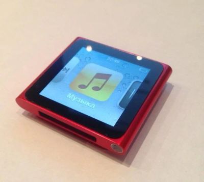 Лот: 7310727. Фото: 1. iPod Nano 6 RED Состояние нового... Плееры