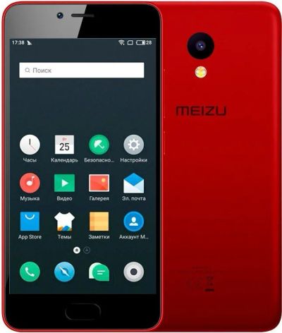 Лот: 11439049. Фото: 1. Смартфон 5" Meizu M5c 32Gb Red... Смартфоны