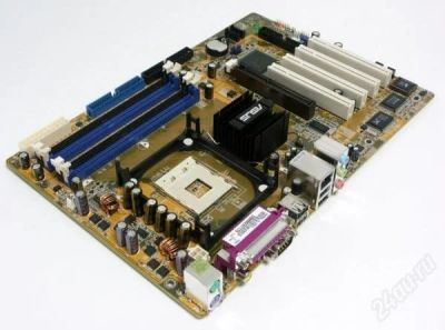 Лот: 1527009. Фото: 1. Материнская плата ASUS P4P800-X... Материнские платы