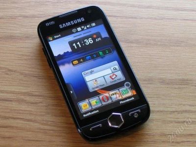 Лот: 1187845. Фото: 1. Samsung I8000 8GB. Смартфоны