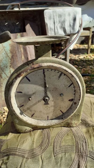 Лот: 25774447. Фото: 1. весы бытовые ссср 5 кг. Весы напольные