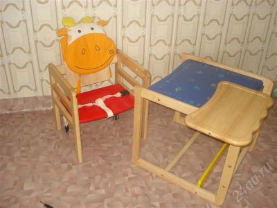 Лот: 453842. Фото: 1. Детский стульчик-трансформер... Красноярск